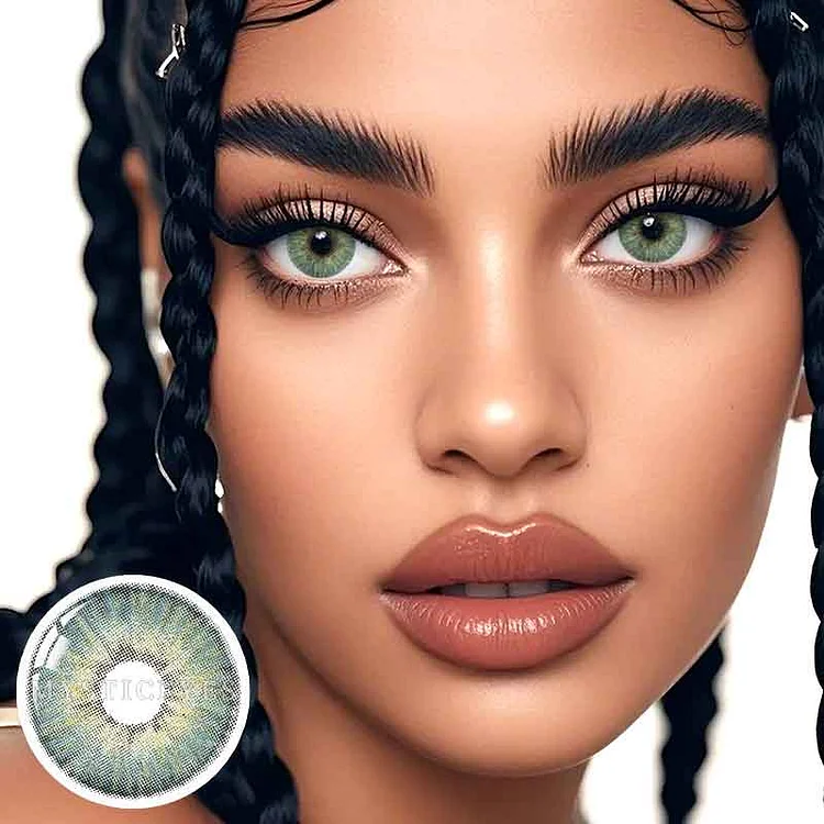 【NEW】Y2K New York Urban Green Colored Contact Lenses
