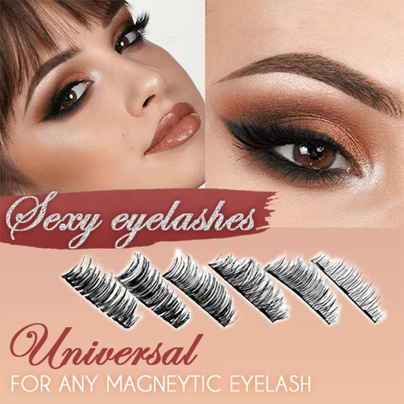 2021 Newest Reusable 8D Quantum Magnetic Eyelashes with Soft Magnet Technology