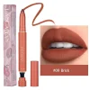 Nude Brown Lipliner Pen Waterproof Sexy Red Matte Contour Tint Lipstick Lasting Non-stick Cup Lipliner Pen Lips Makeup Cosmetic