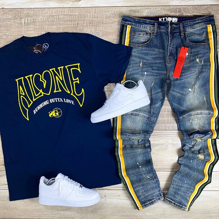 Chief Printed Short Sleeve T-Shirt 112a&5020