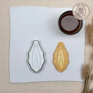 Pornhint Vagina Vulva Cookie cutter Adult cookie cutter NSFW cookie cutter Bachelorette Party ideas NSFW