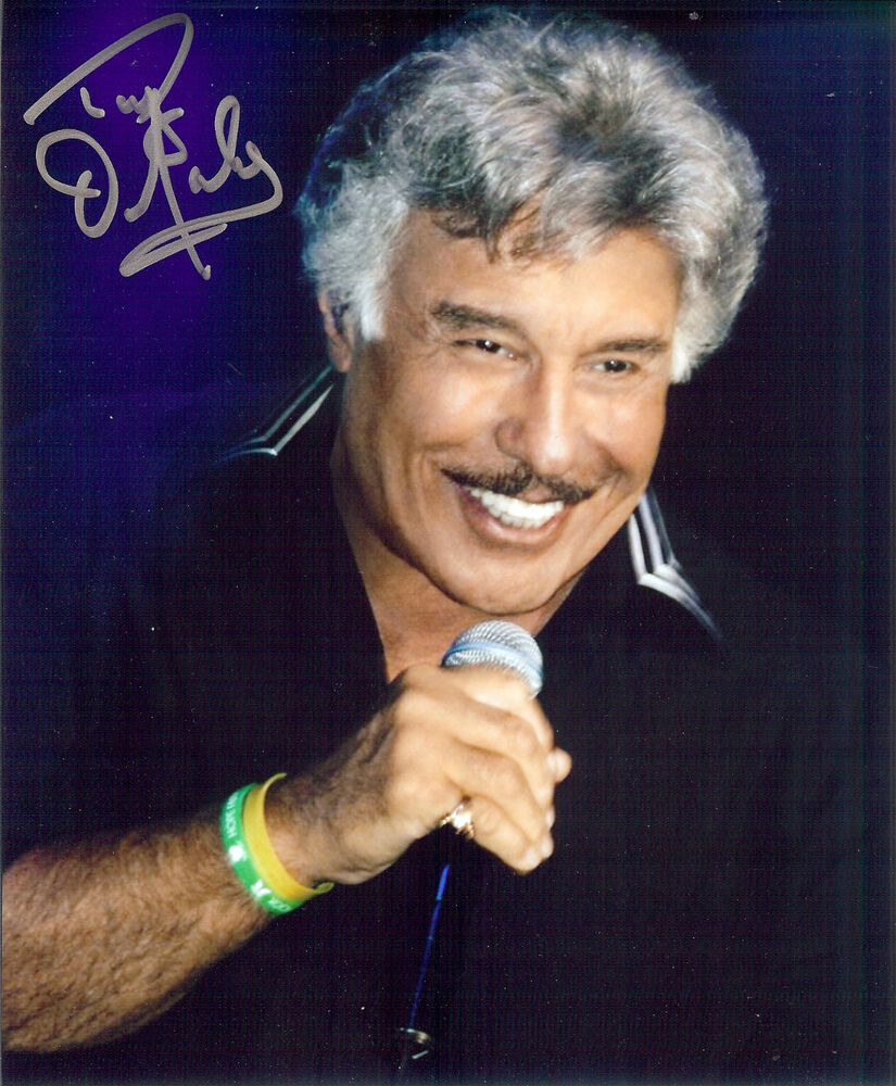 Singer & Actor Tony Orlando autographed 8x10 color Photo Poster painting bonus  Photo Poster painting of signing