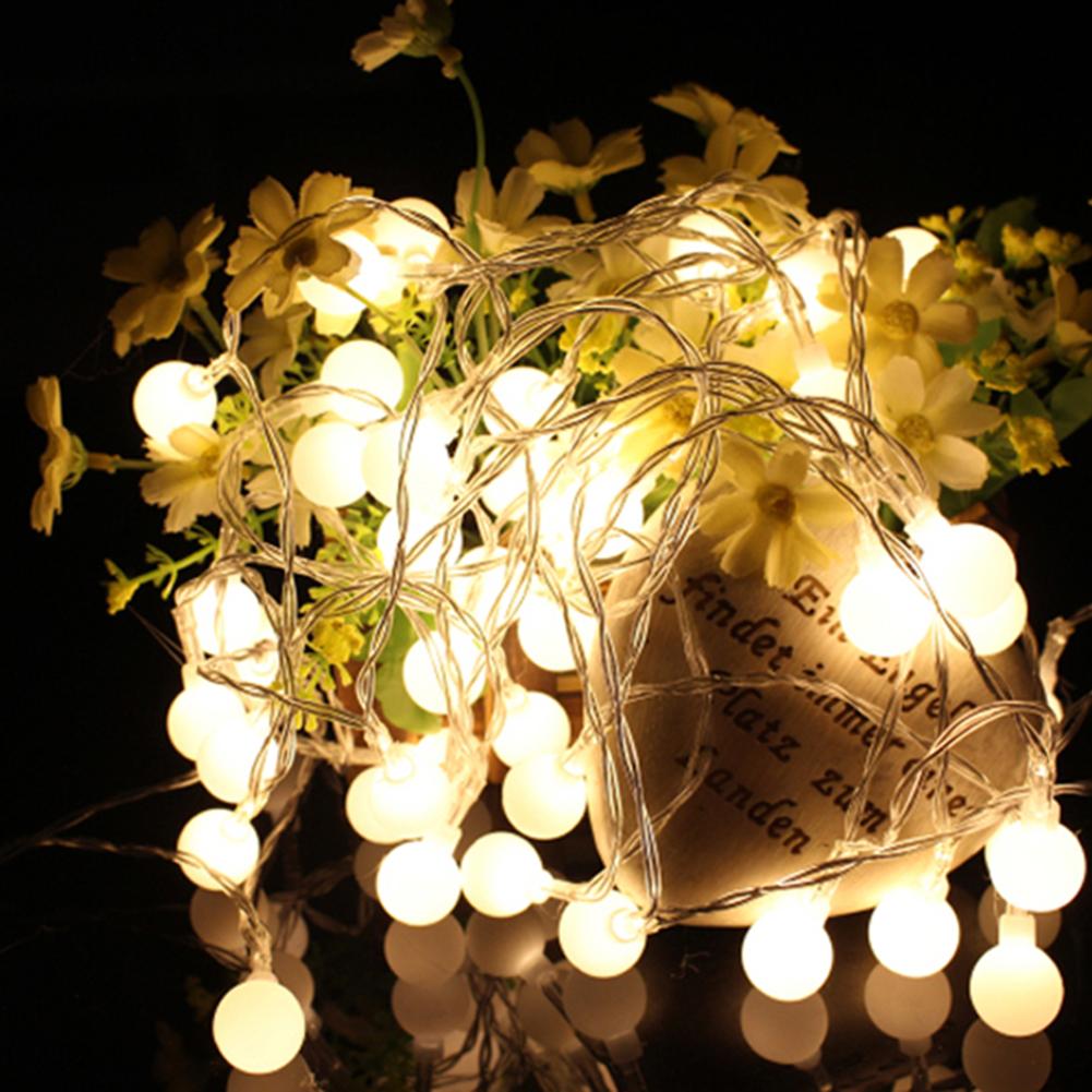

80LED Battery Box Ball-Curtain String Night Light, 4.5m-30led, 501 Original