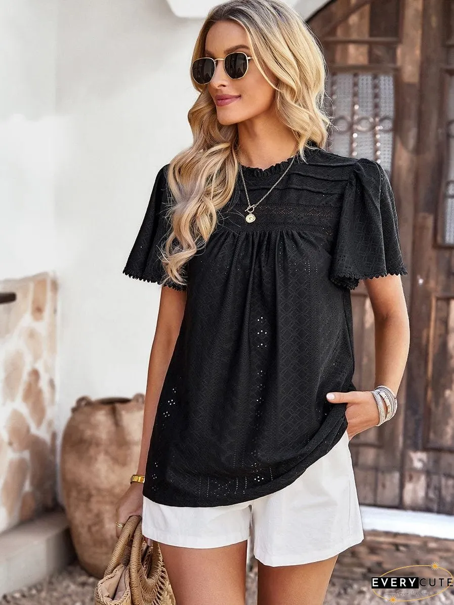 Spring Waffle Knit T-Shirt