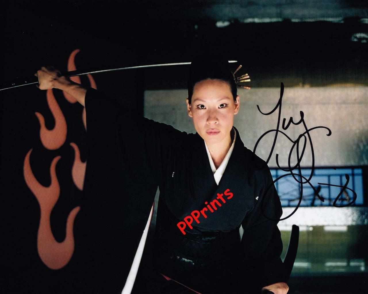 LUCY LIU KILL BILL SIGNED AUTOGRAPHED 10 X 8