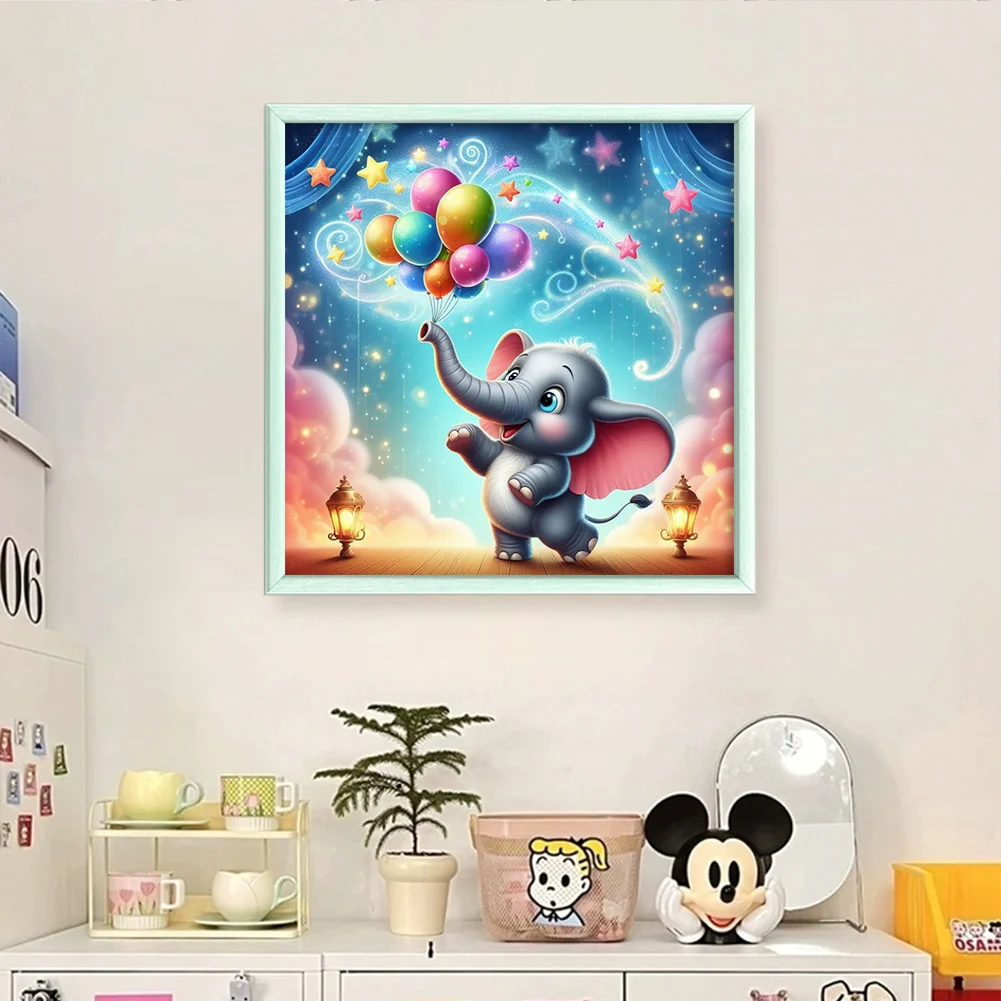 11CT Full Stamped Cross Stitch - Dumbo(Canvas|40*40CM)