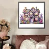 Flower House - Crystal Rhinestone Diamond Painting