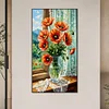 Poppies Home-Full Round Diamond Painting(40x70cm)