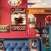 Caf&eacute; - Panneaux en &eacute;tain m&eacute;tallique(20*30cm/30*40cm)