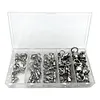 50pcs Ball Bearing Swivels Stainless Steel Fishing Connector Fishing Accessories