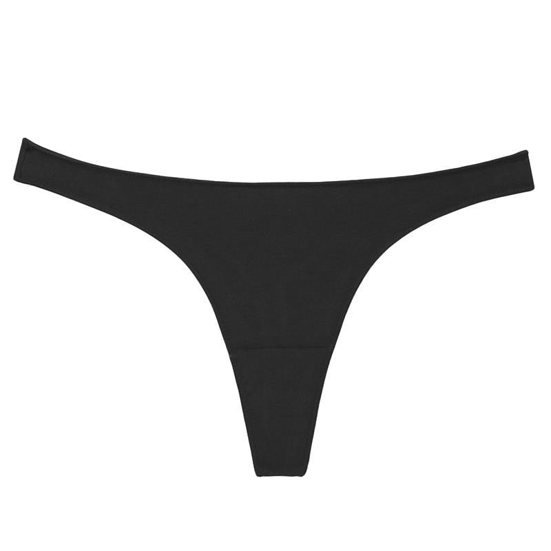 FINETOO Sexy Low-Rise Thongs for Women Female Cotton Panties Ladies Comfortable T-Back G-String Girl M-XL Intimates Lingerie New