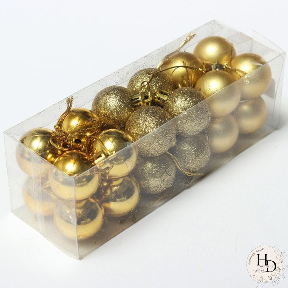 PcsSet Christmas Tree Ornaments Multi-color Ball Plastic Gift for Xmas Holiday Decoration