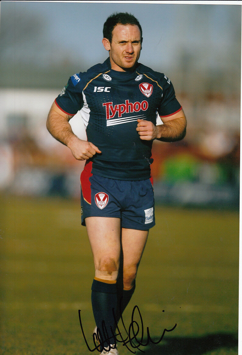 St Helens Hand Signed Lance Hohaia 12x8 Photo Poster painting 1.