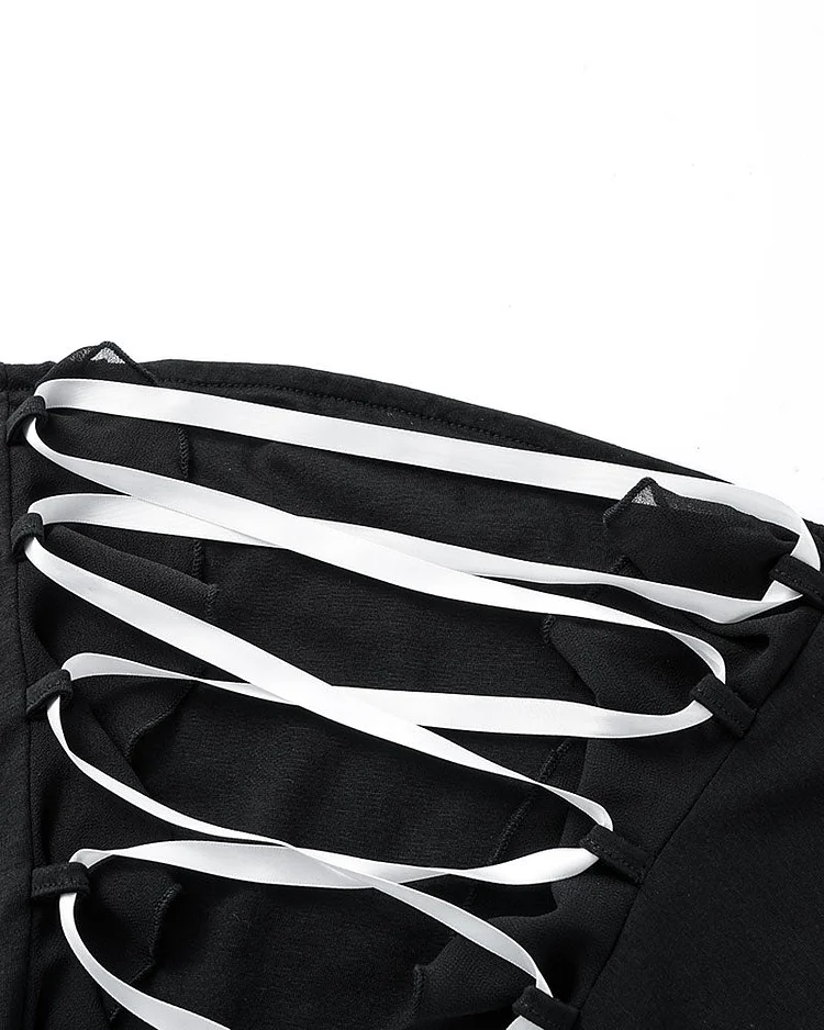 Shoelace Tube Corset Top Shoelace Tube Corset Top
