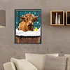 >SALE<5D DIY Full Round Drill Diamond Painting Cattle Kit Home Decoration Art Craft