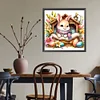 Diamond Painting -DIY Full Round Drill Easter Egg Animals(40*40CM）