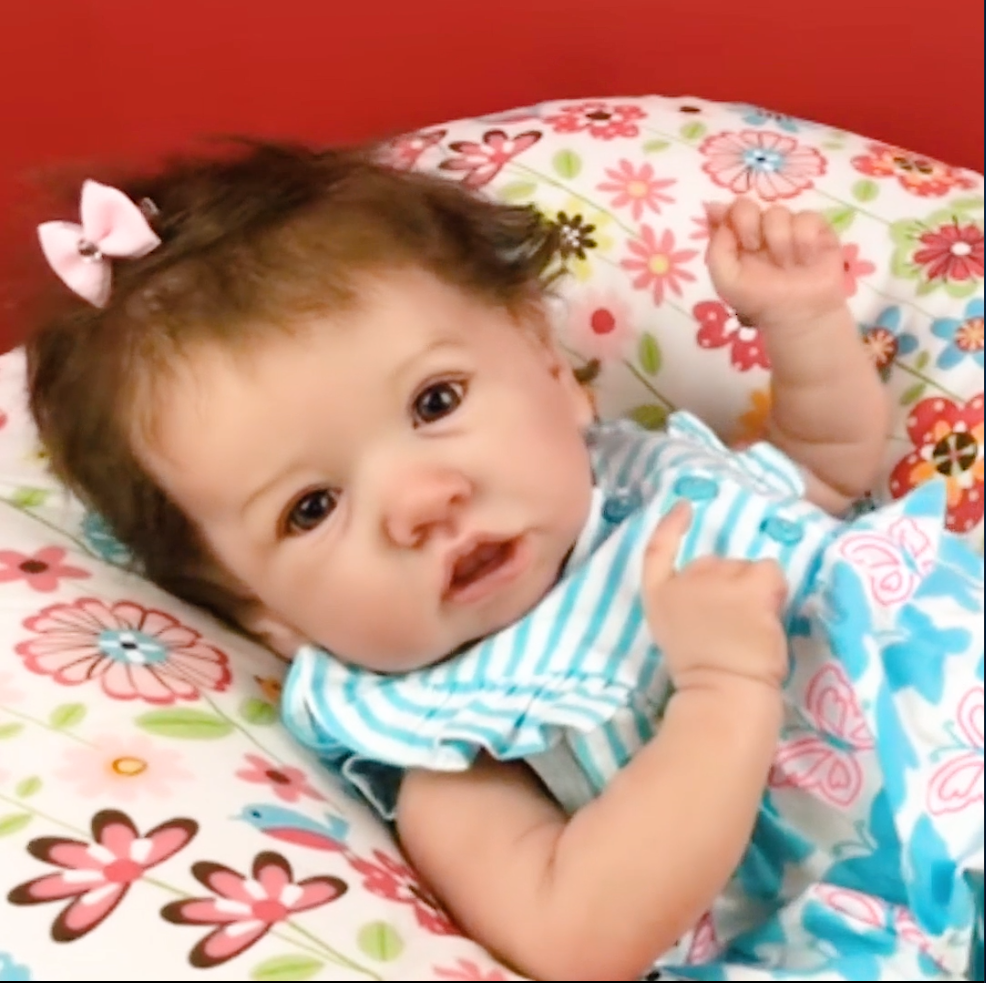20'' Lifelike Awake Silicone Baby Dolls Remy Reborn Newborn Toddler Baby Doll Girl 2023 -Creativegiftss® - [product_tag] Creativegiftss®