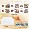 6Pcs Diamond Painting Flower Gnome Greeting Card Set with Envelopes for Birthdays Thanksgiving & Special Occasion
