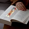 4Pcs Special Shape Flower Bass 5D DIY Diamond Painting Bookmark for Book Lovers