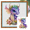 (Multi-Style) Animal - 18CT Stamped Cross Stitch 20*20cm/7.87*7.87in