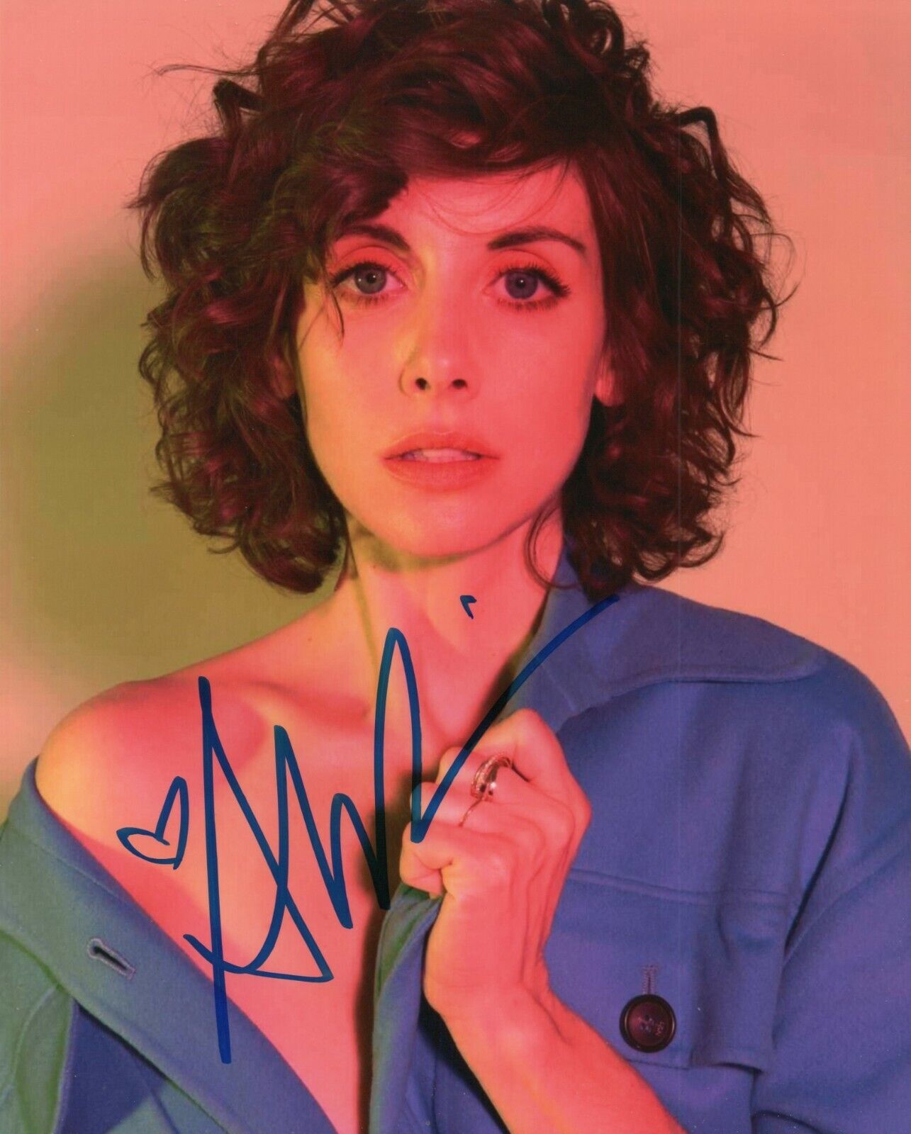 Autographed Alison Brie signed 8 x 10 Photo Poster painting Cute