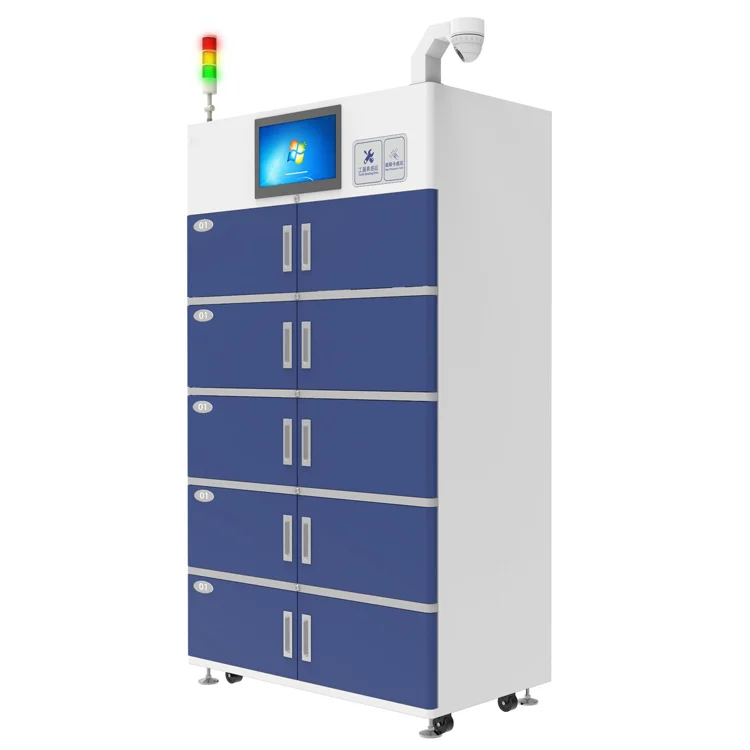 RFID embedded smart tools cabinet automatic tracking checking self service management intelligent RFID tool locker