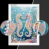 Diamond Painting-DIY Special Shaped Drill Pearl Painting Seahorse(30x40cm)