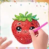 12PCS DIY Diamond Art Refrigerator Sticker Kits for Home Decor (Fruit)