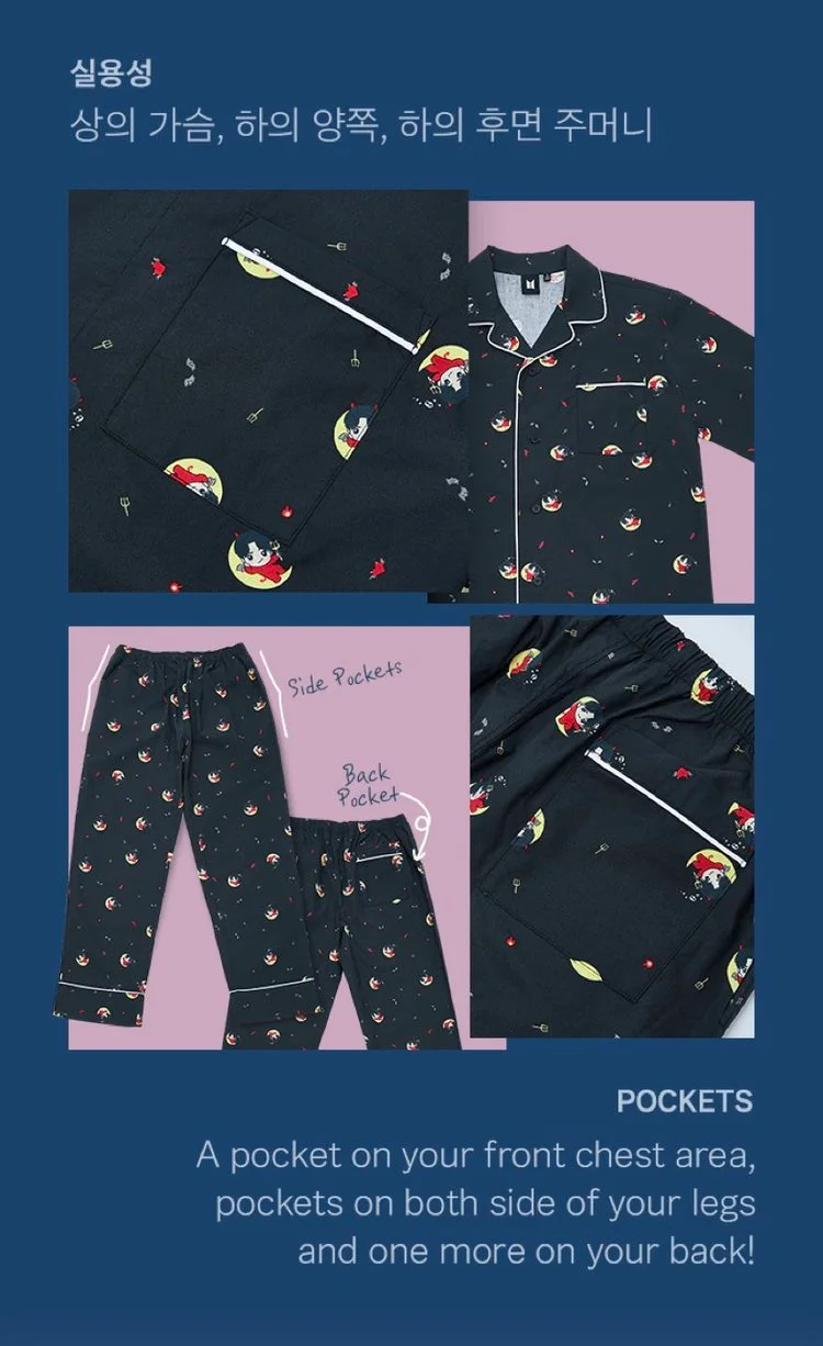 BTS Artist JIN Good Day / Bad Day Pajamas