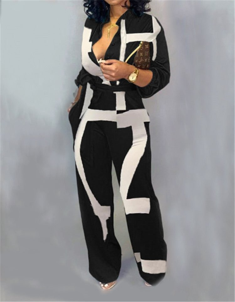 printed jumpsuit