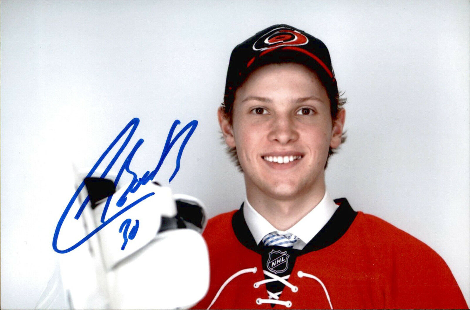 Callum Booth SIGNED autographed 4x6 Photo Poster painting CAROLINA HURRICANES #2