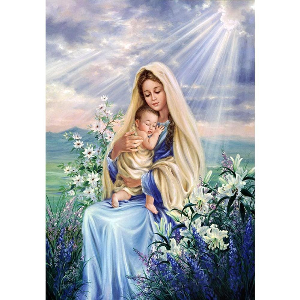 Diamond Painting - Full Round Drill - Mother And Son(40*30cm)