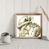 Cat - 9CT Partial Beaded Cross Stitch Kit(35x30cm)