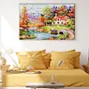 Autumn Cabin-14CT Stamped Cross Stitch 48*35cm/18.9*13.78in tapestrymarket