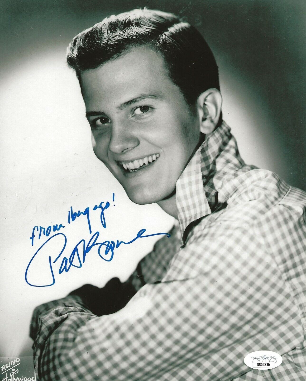 Pat Boone Actor Singer signed Vintage 8x10 Photo Poster painting autographed 6 JSA Certified