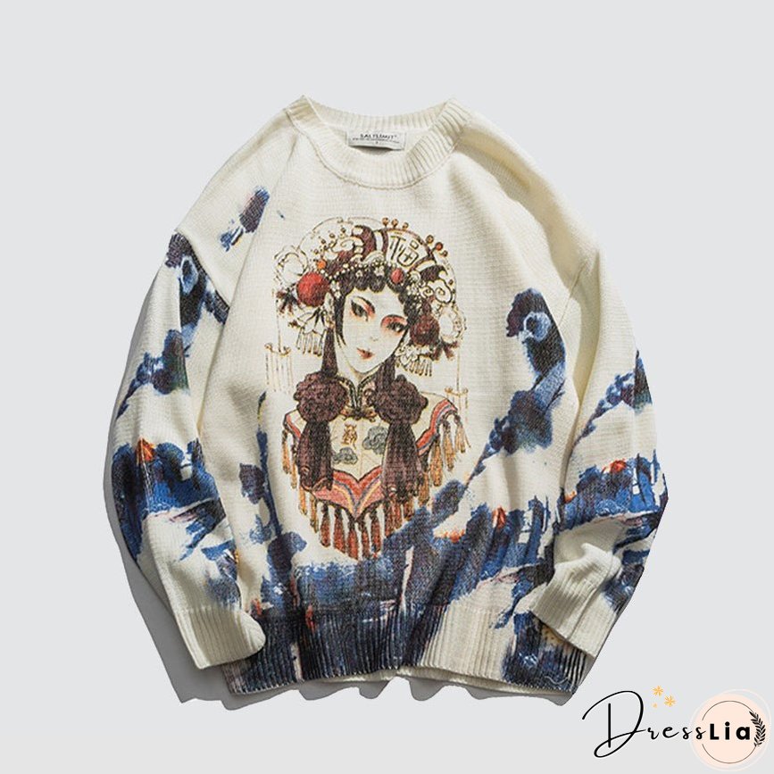Peking Opera Sweater