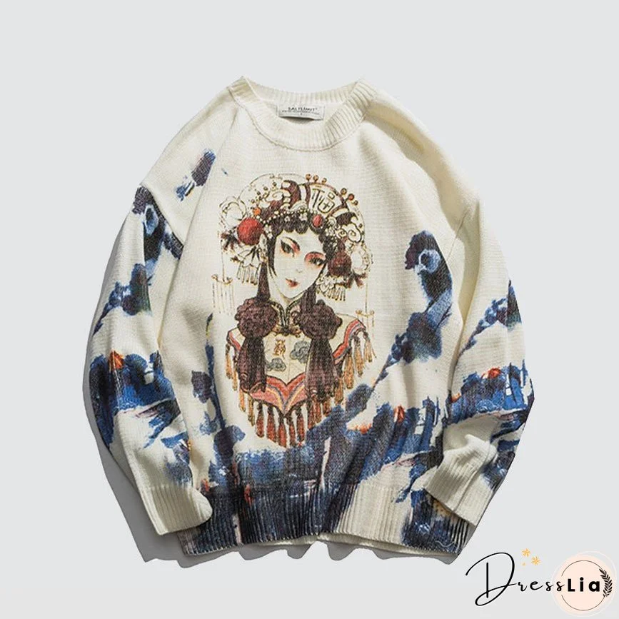 Peking Opera Sweater