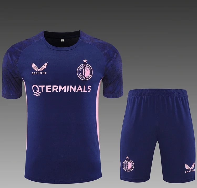 2025-26 Feyenoord Royal Blue Adult Short Sleeve Kit