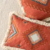 Bohemian Floral Embroidery Home Living Creative Cushion Pillow Cover