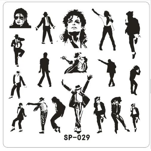 Nail Stamping Plates Cartoon Stamping Plate  SP Design Nail Art Image Plate Equipment Stamp Stamping Plates Manicure Template-Nail Inspo