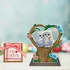 DIY Winter Owl Diamond Painting Ornaments（Single-Sided）