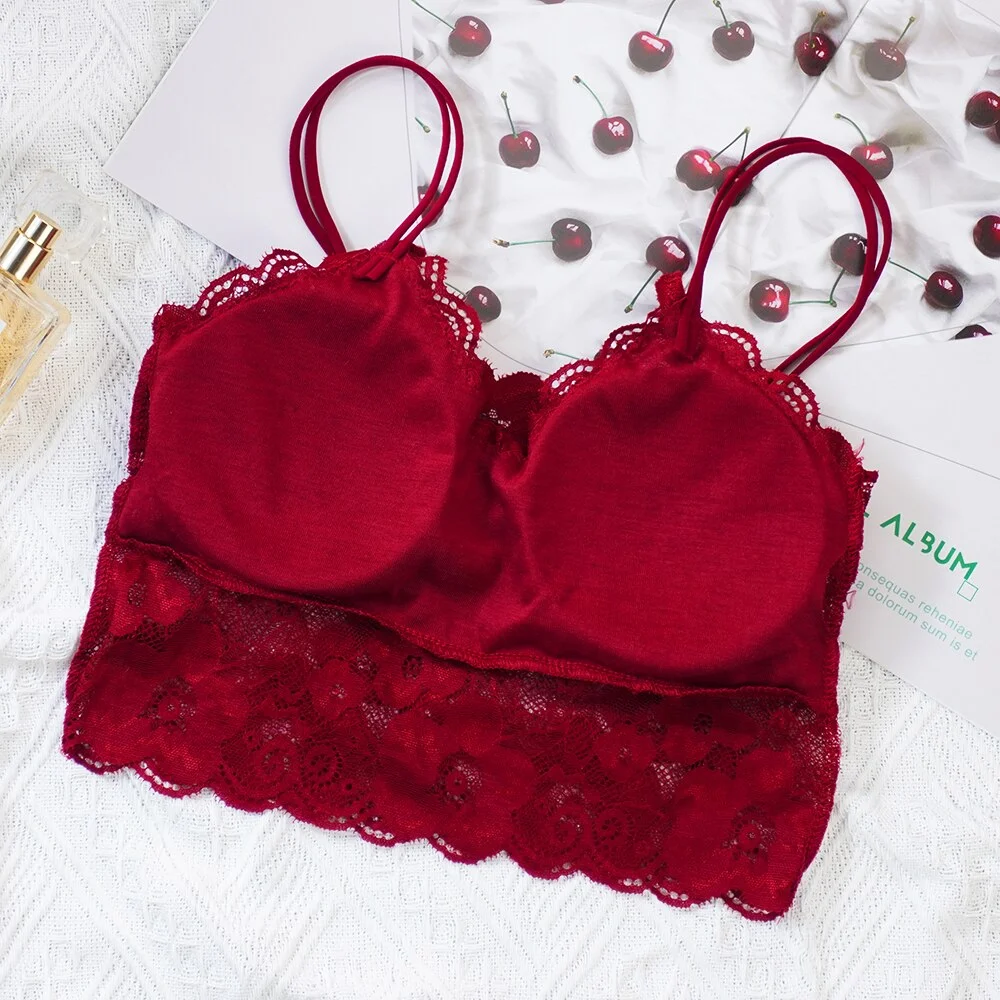 Billionm Wire Free Bra Back Closure Sexy Lingerie Padded Push Up Bralette Female Summer Comfortable Soft Fashion Underwear