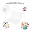 28 Lattices Transparent Container Diamond Painting Tool Accessories Storage Box
