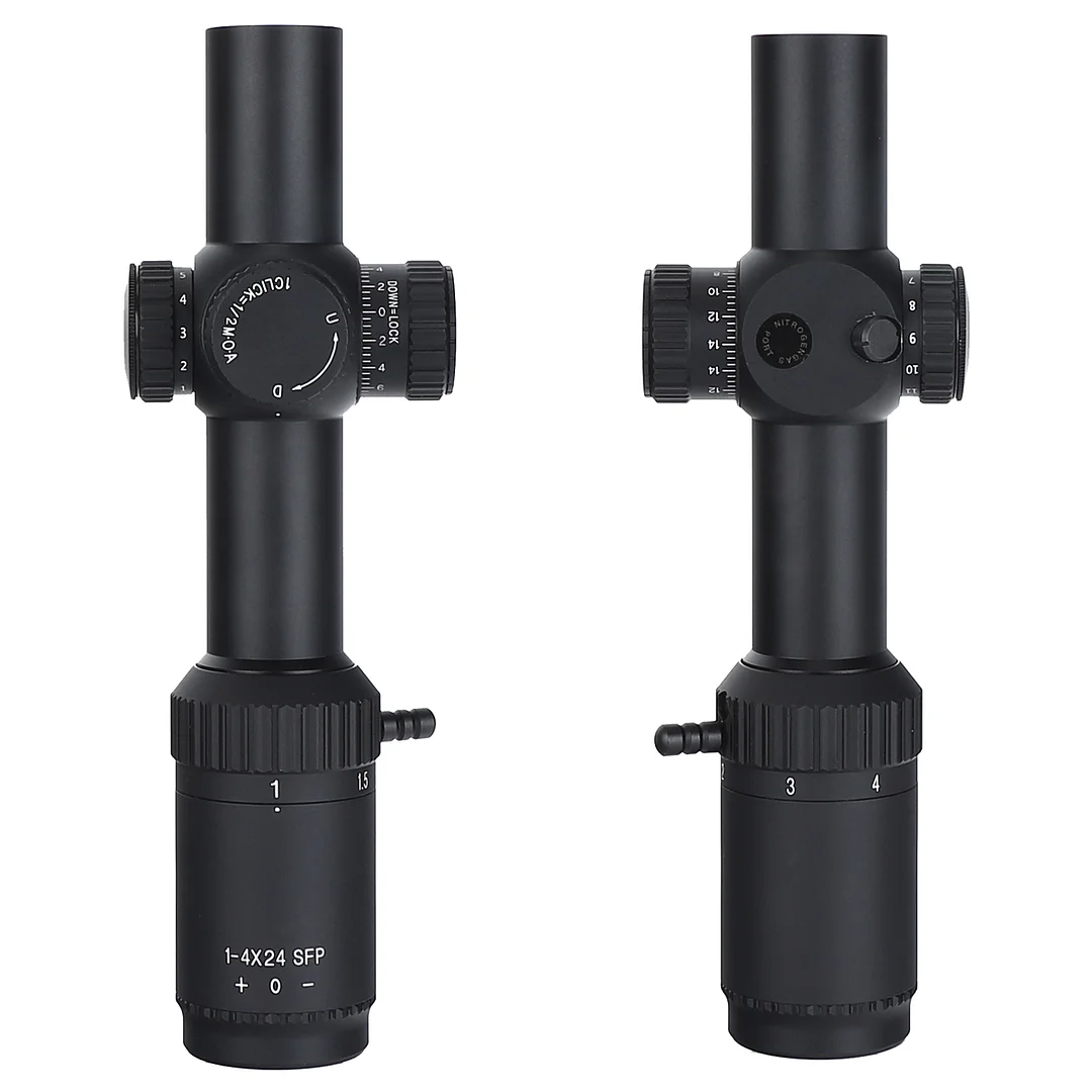 ohhunt® 1-4X24 IR 30MM SFP Red Illuminator LPVO Scope