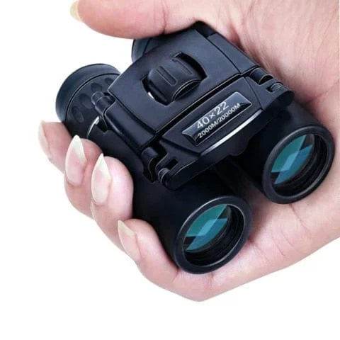Pornhint 40x22 HD Powerful Binoculars 2000M Long Range Folding Mini Telescope BAK4 FMC Optics For Hunting Sports Outdoor Camping Travel