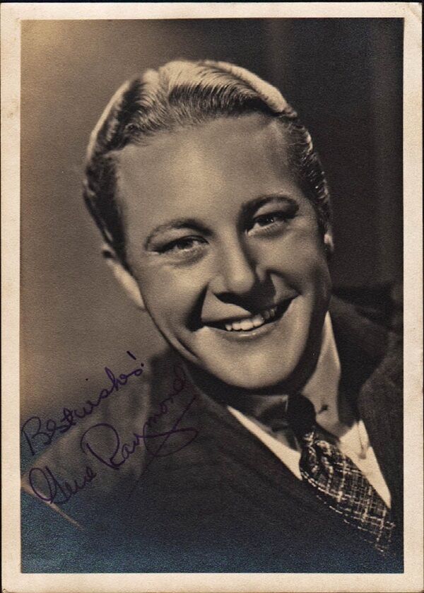 Vintage GENE RAYMOND Signed Photo Poster painting