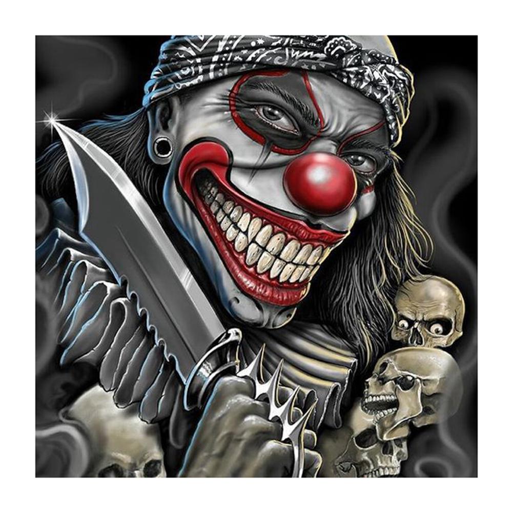 

30*30CM - Special Shaped Diamond Painting - Novelty Clown, 501 Original
