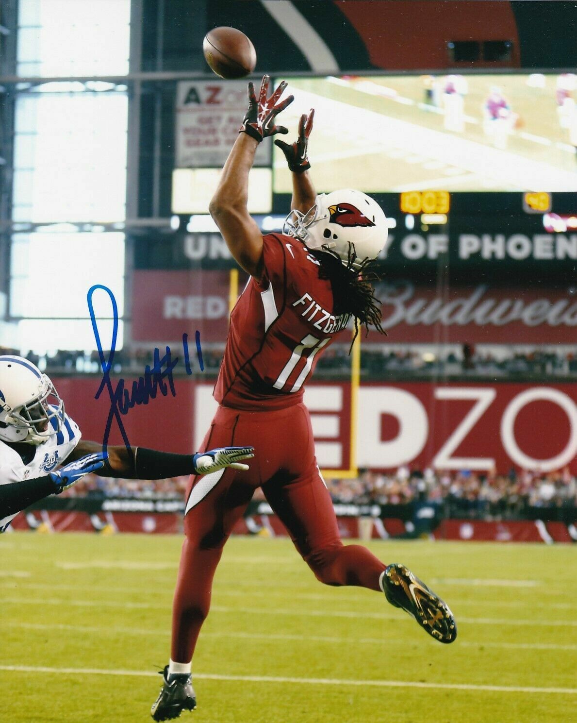 Larry Fitzgerald Autographed Signed 8x10 Photo Poster painting ( Cardinals ) REPRINT