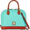 D & B Pebble Grain Zip Satchel[Buy 2 Get Freeshipping]