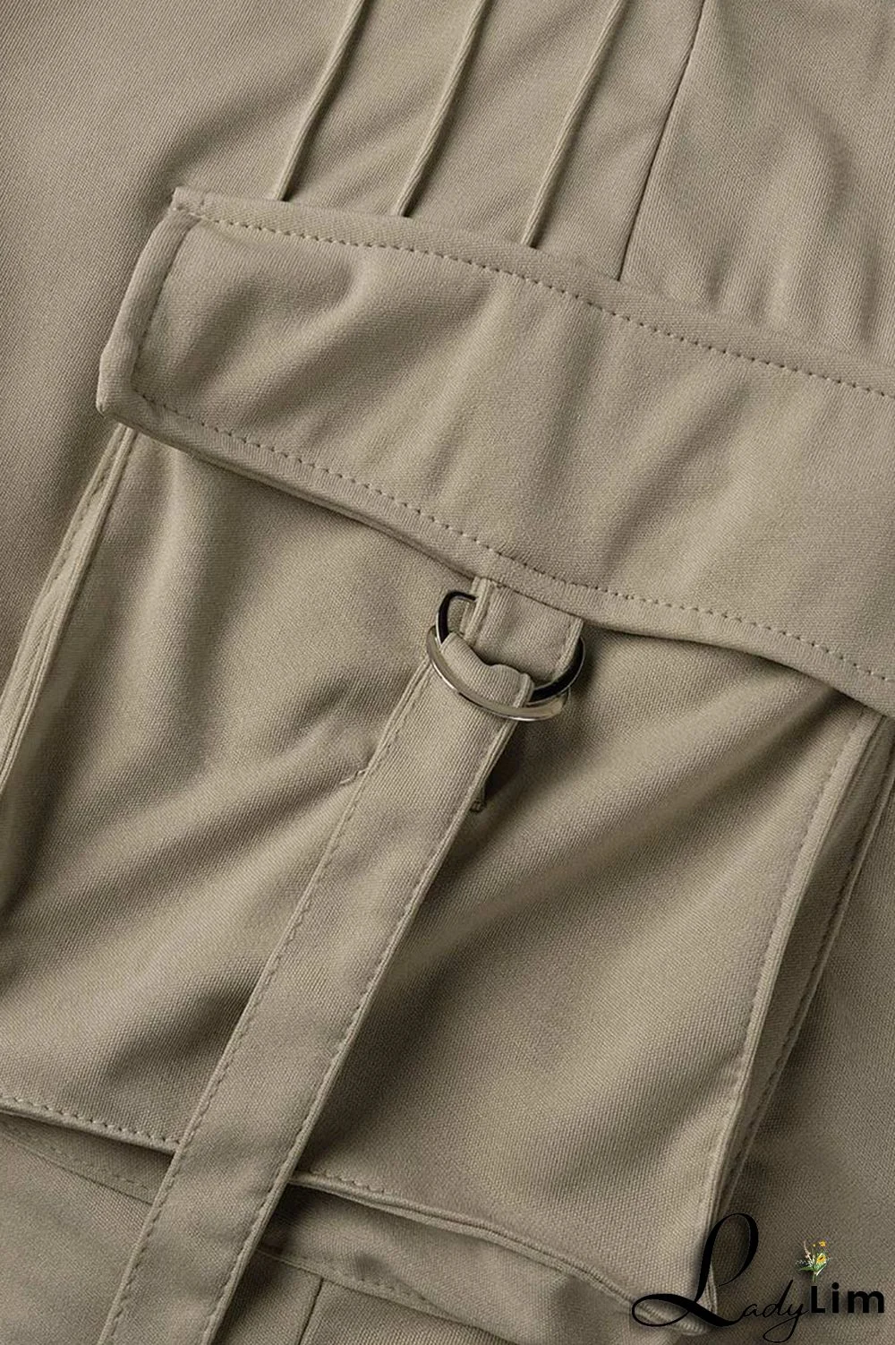 Pink Fashion Casual Solid Patchwork Regular High Waist Shorts